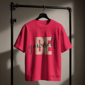 RUFF-FLOW Tee Shirts - Believe in Yourself (Pink)