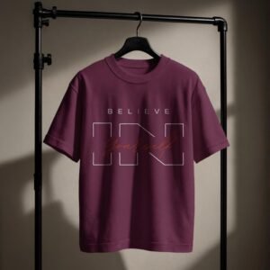 RUFF-FLOW Tee Shirts - Believe in Yourself  (Purple)