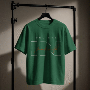RUFF-FLOW Tee Shirts - Believe in Yourself (Green)