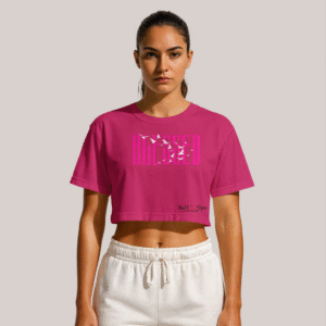 RUFF-FLOW Long Sleeve Midriff Shirts - Blessed (Pink)
