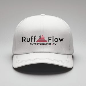 RUFF-FLOW Baseball Caps (White)